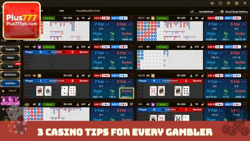 3 casino tips for every gambler