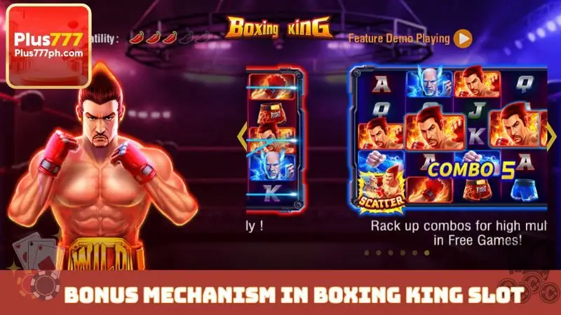 Bonus mechanism in Boxing King slot