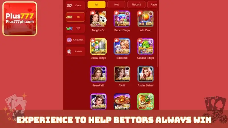 Experience to help bettors always win