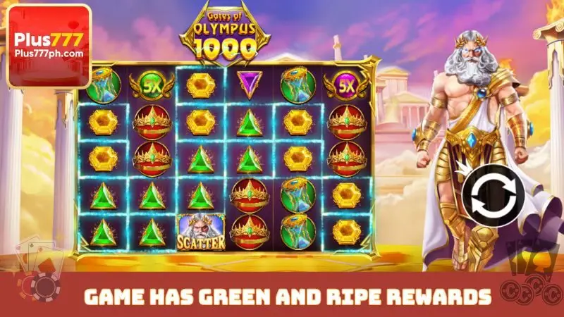 Olympus 1000 game has green and ripe rewards