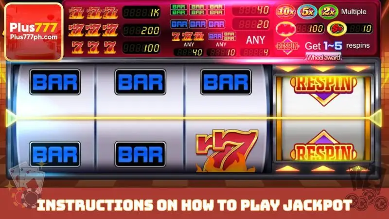 Instructions on how to play jackpot