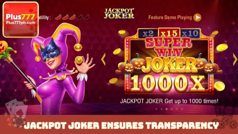 Jackpot Joker ensures transparency