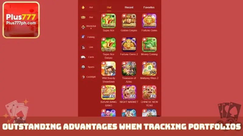 Outstanding advantages when tracking portfolios