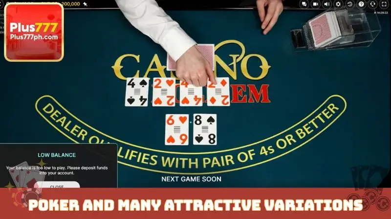 Poker and many attractive variations