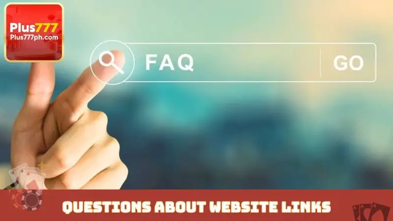 Questions about website links