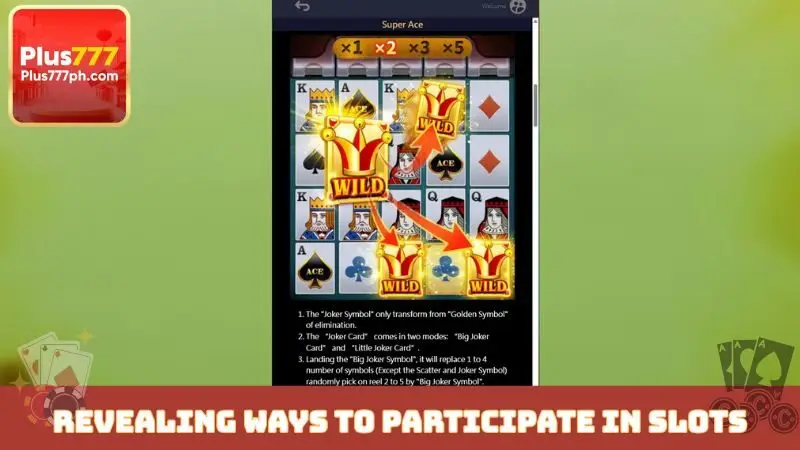 Revealing ways to participate in slots