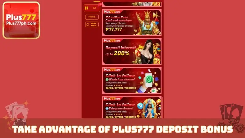 How to take advantage of Plus777 deposit bonus
