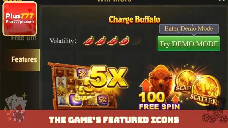 The game's featured icons