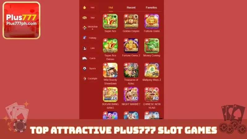 Top attractive Plus777 slot games