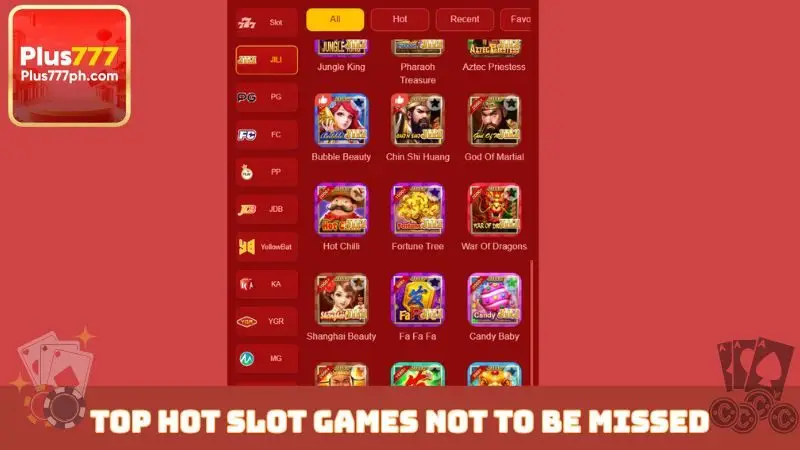 Top hot slot games not to be missed